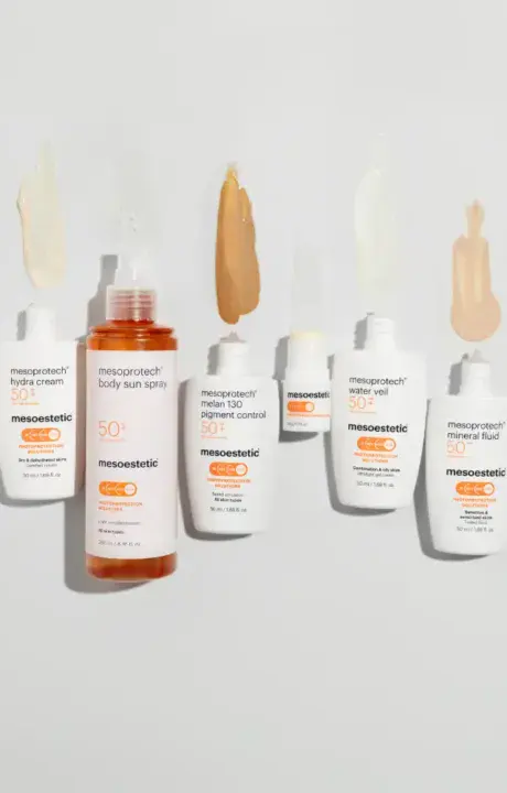 Maksimer solbeskyttelsen – med Mesoestetic Mesoprotech